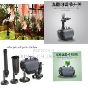 Submersible Pump Pond Fountain Multiple Water Fountain Spray Nozzles