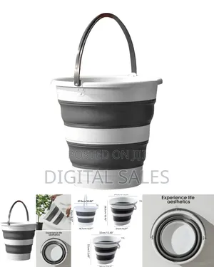 Round Collapsible Water Bucket