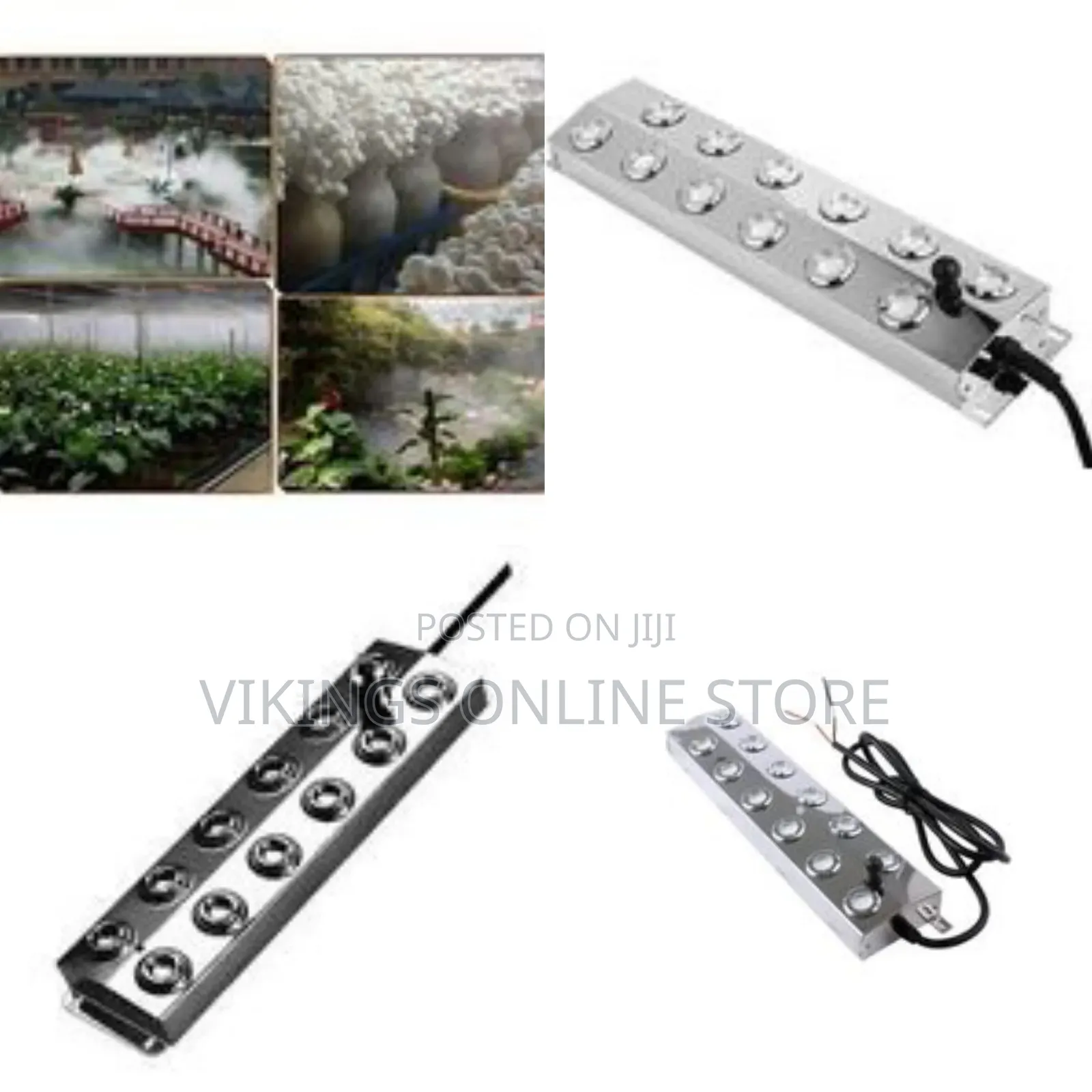 2x 12 Heads Mist Maker Ultrasonic Mist Fogger 9000ml/H 400w
