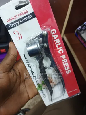 Stainless Steel Garlic Press.
