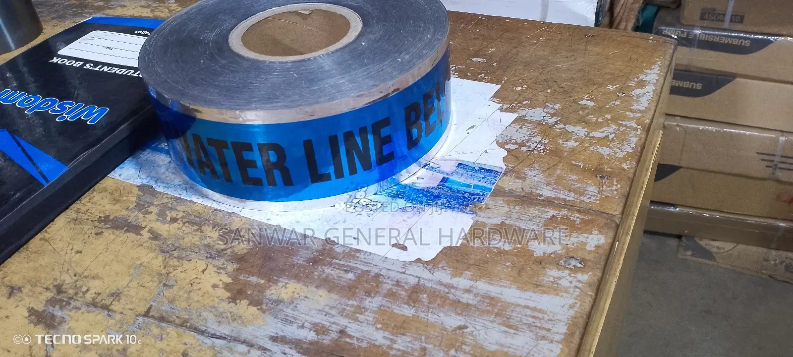Underground Warning Tape(3"-1000ft -333.3m)Electric,Water,Fibre,