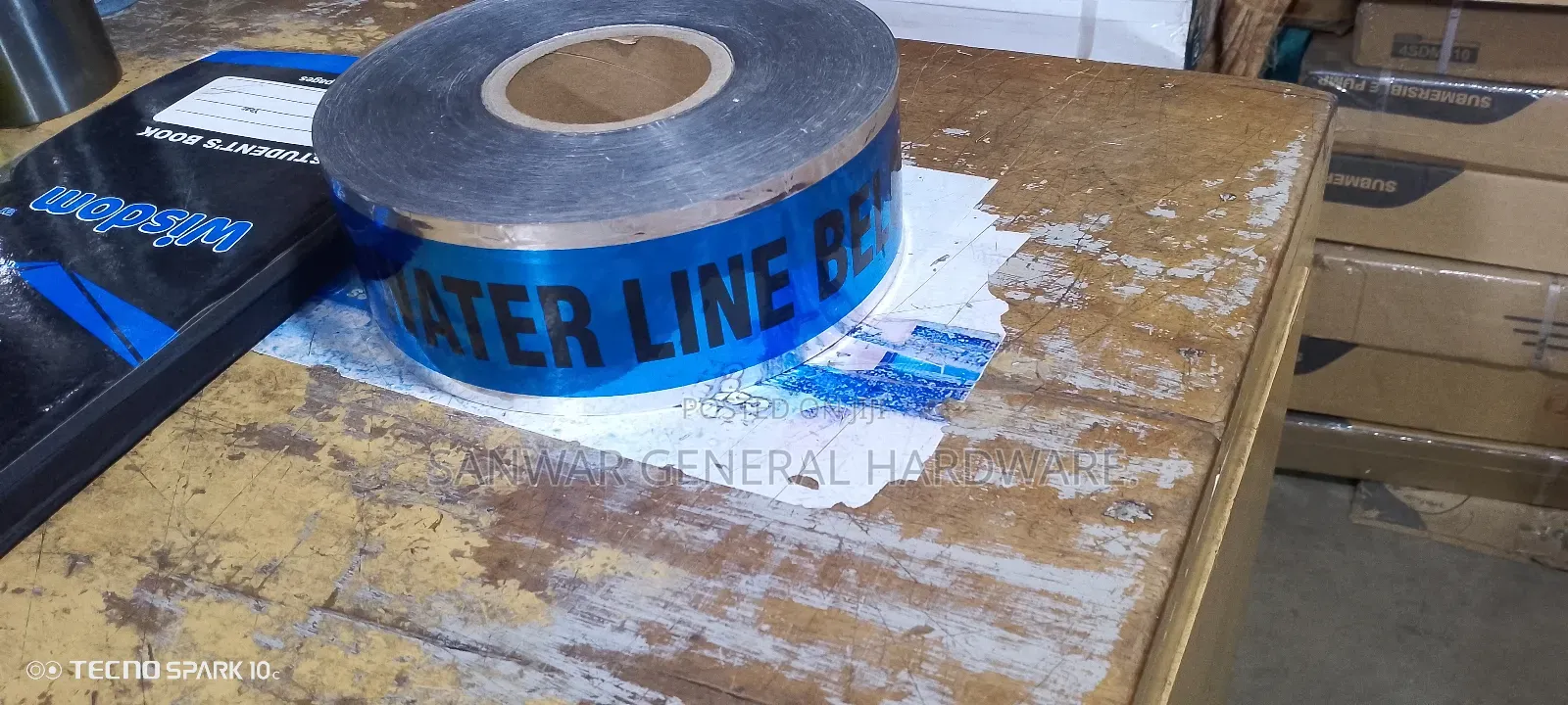 Underground Warning Tape(3"-1000ft -333.3m)Electric,Water,Fibre,