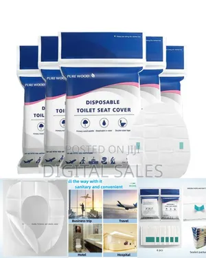 60 PCS Double Disposable Paper Toilet