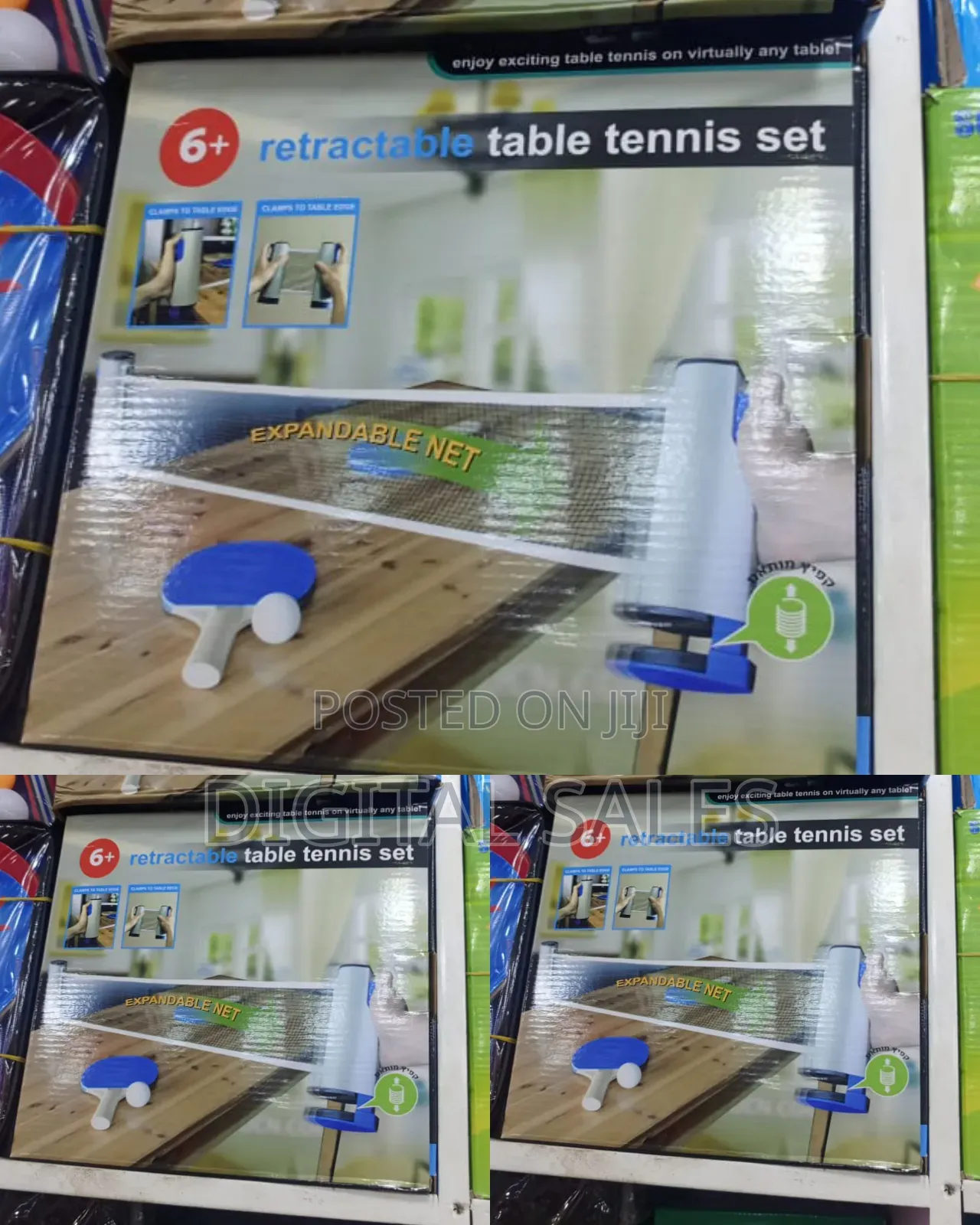 Retractable Table Tennis Set