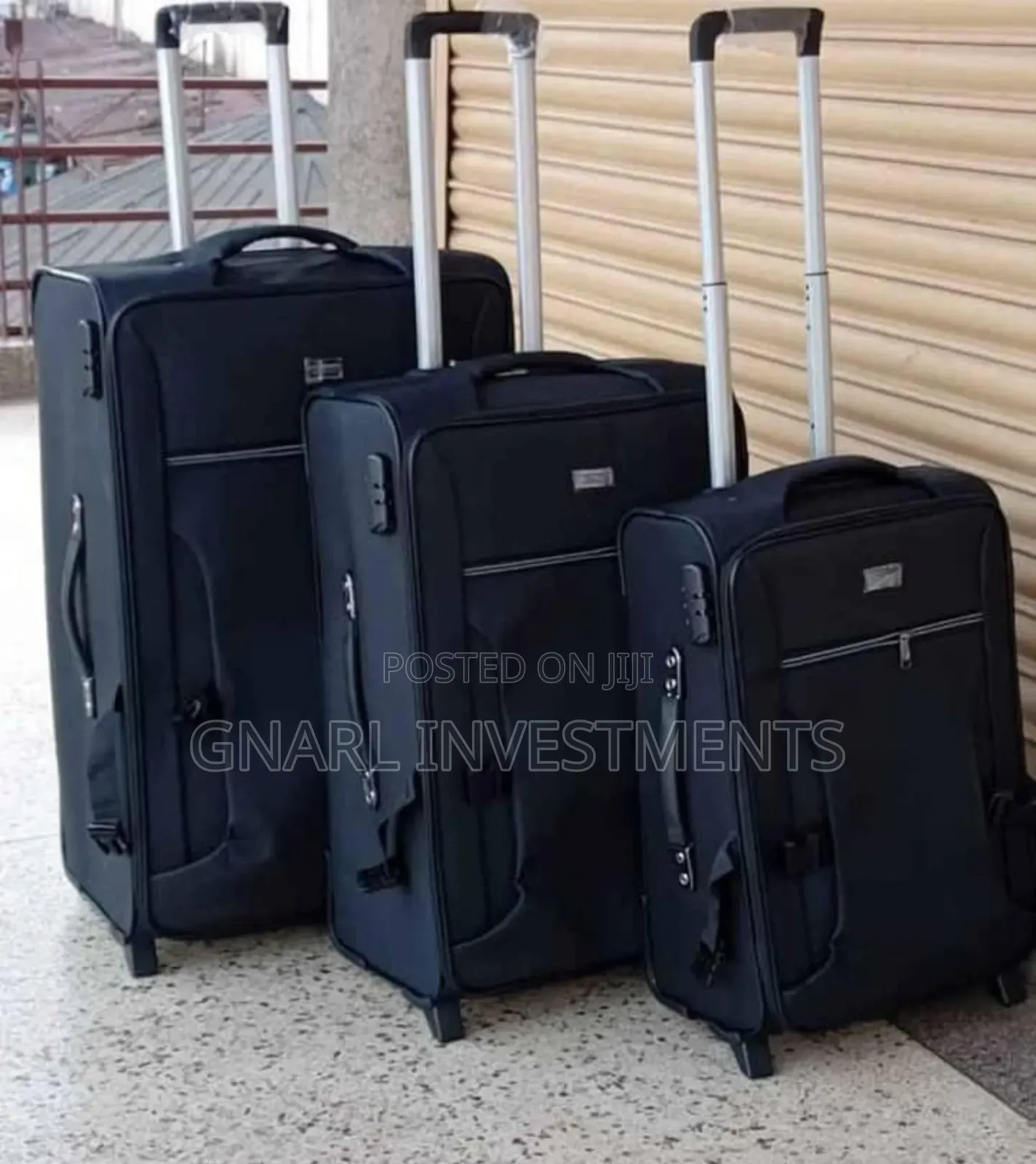 3pc 4pc Set Fabric Luggage Travel Suitcases