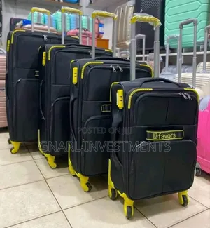 3pc 4pc Set Fabric Luggage Travel Suitcases