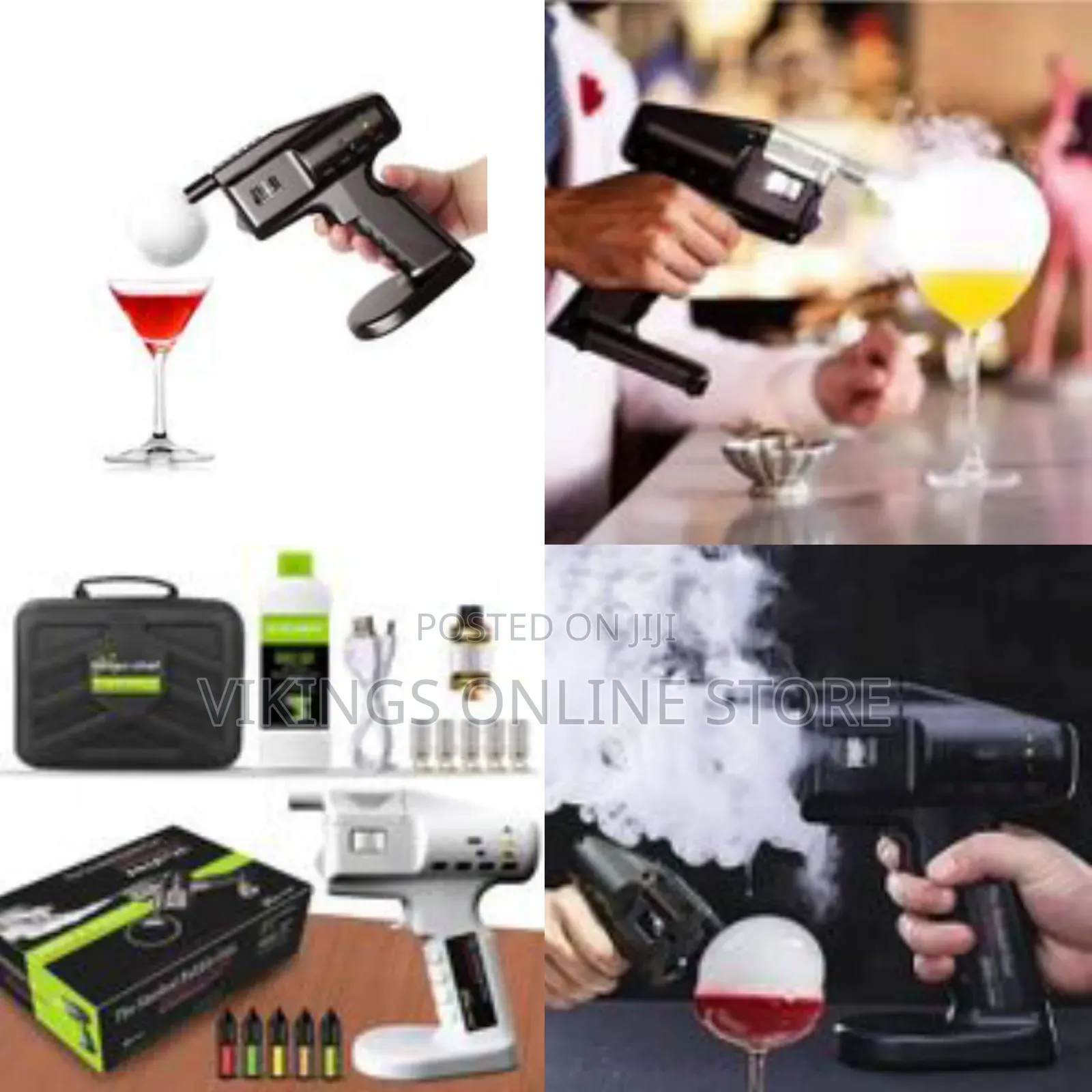 Smoking Gun Cocktail Smoker Kit With Bubble Liquid Essential Oil 2