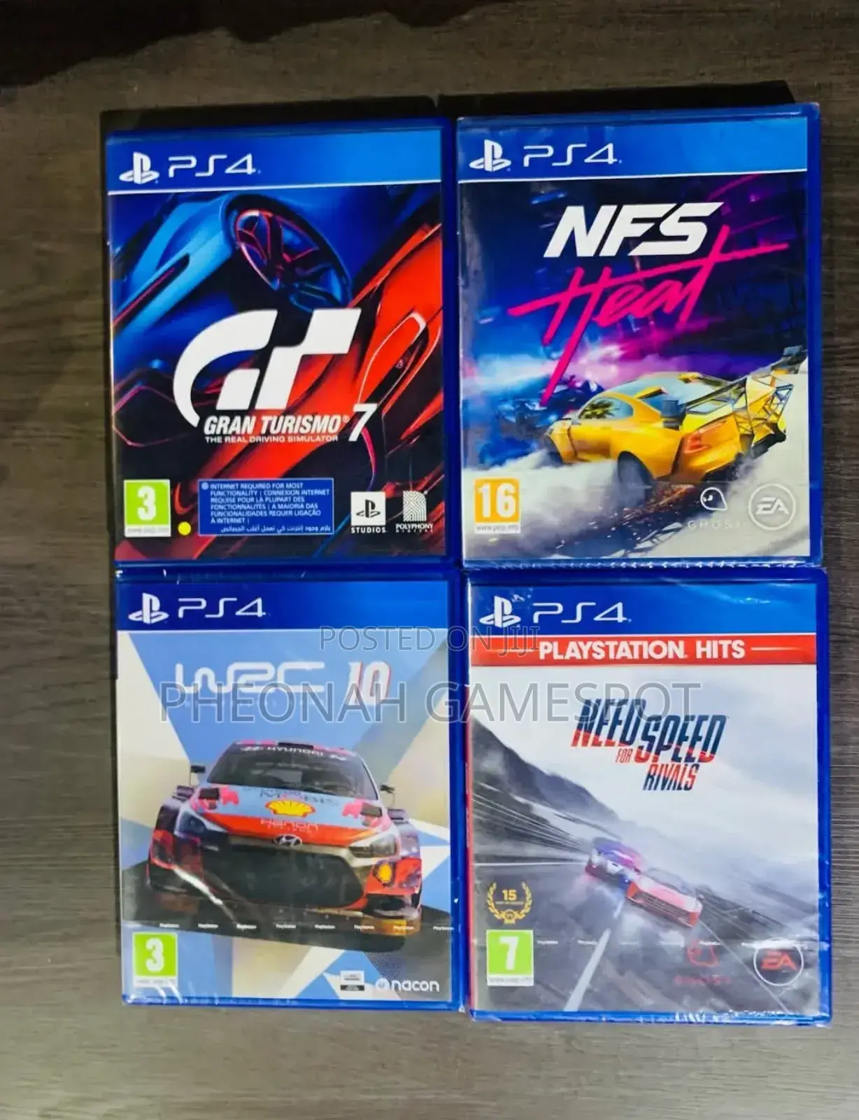 All Ps4 Racing Games. Gran Turismo, NFS Heat, Nfs, F1 23, Dirt 5,
