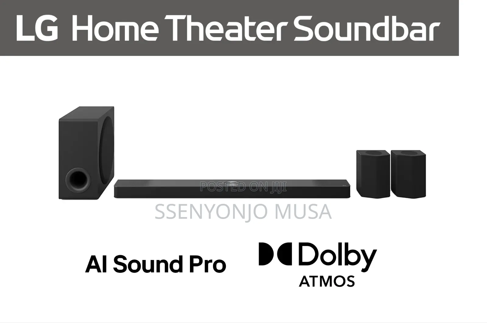 Lg Us95t Soundbar 9.1.5 Channels -810w, Lg App Control-15 Ch