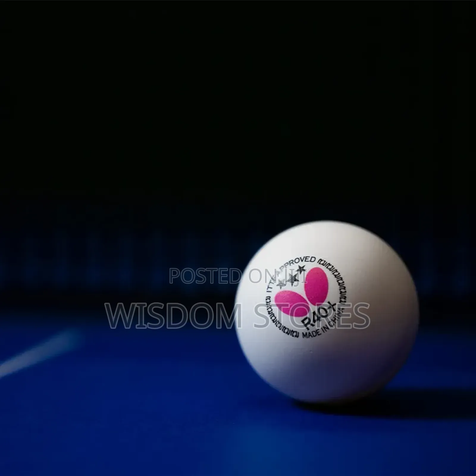 Butterfly R40+ Table Tennis Balls - 40mm White Ping Pong Ball