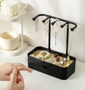 Jewelry Organizer Stand With a Drawer