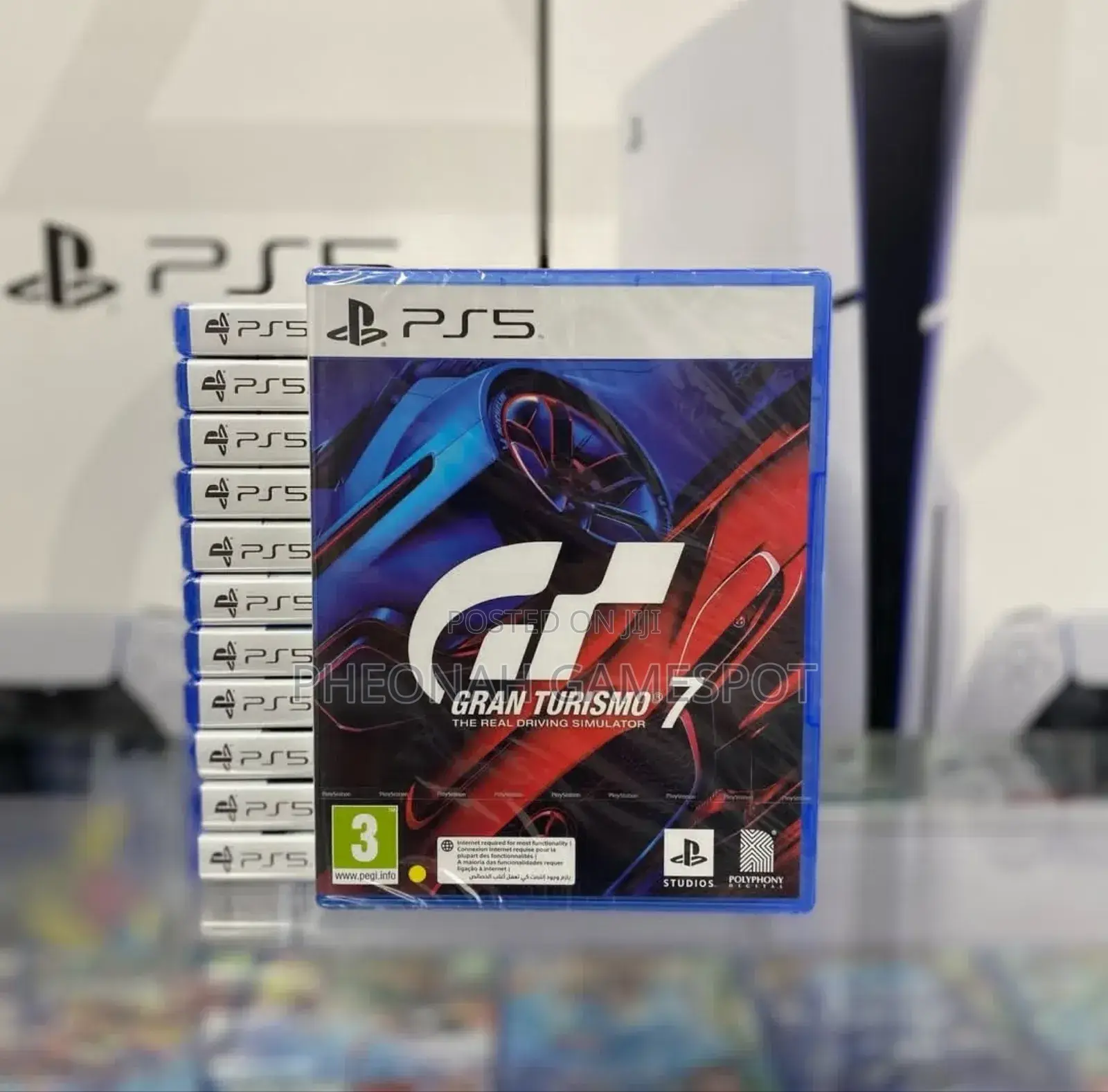 Gran Turismo 7 Game Cd for Ps5. The Real Driving Simulator