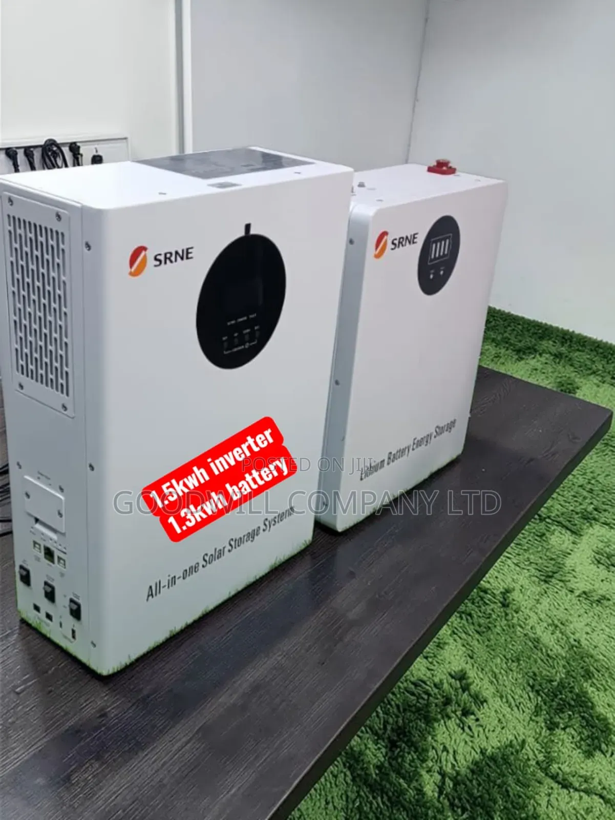 1.2kwh Battery 1.5kva Inverter All in One Power Station Solar System