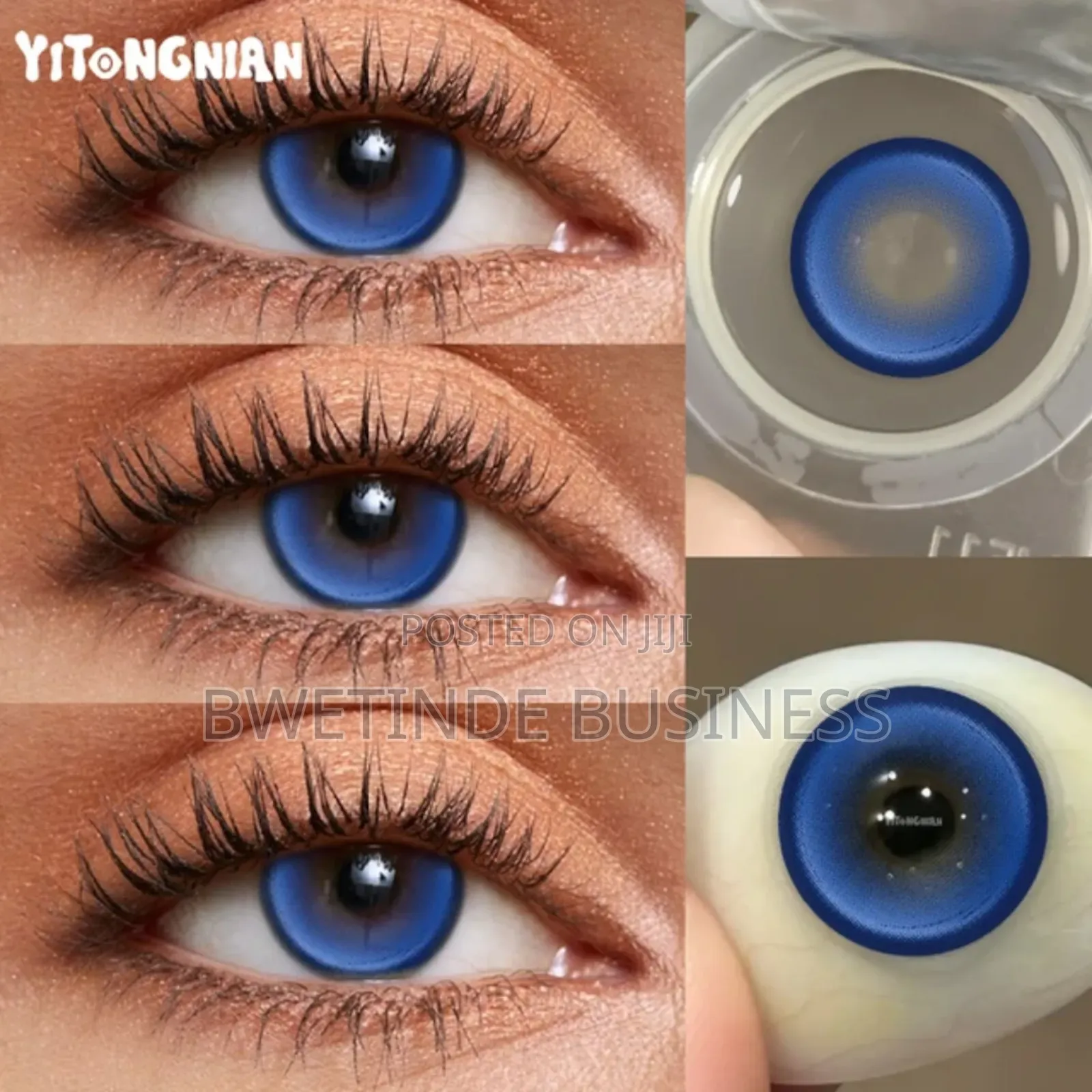 Love Blue Colored Contact Lenses | 1 Year