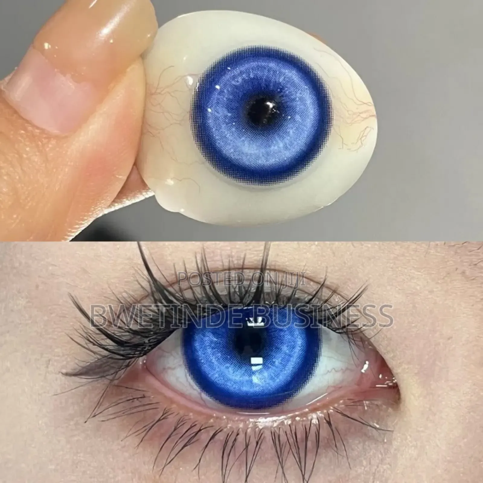 Love Blue Colored Contact Lenses | 1 Year