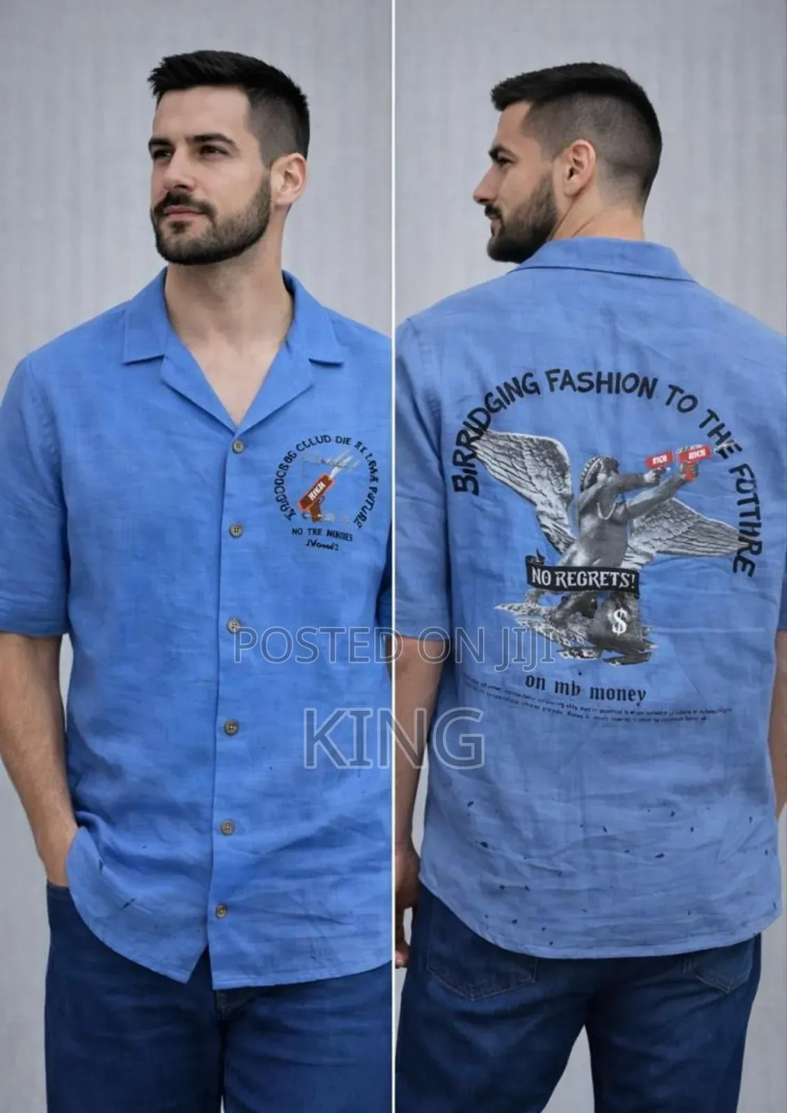 Graphic Linen Shirts