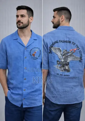 Graphic Linen Shirts
