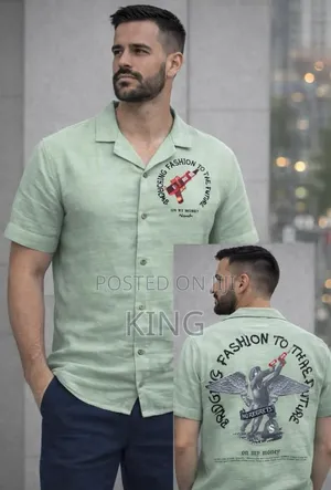 Graphic Linen Shirts