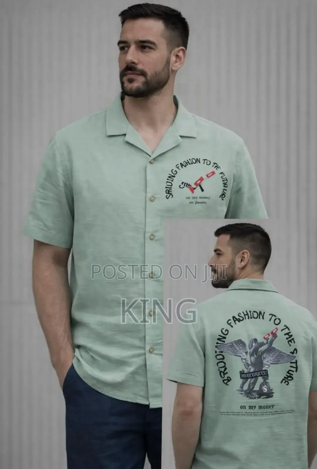 Graphic Linen Shirts