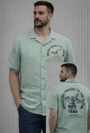 Graphic Linen Shirts