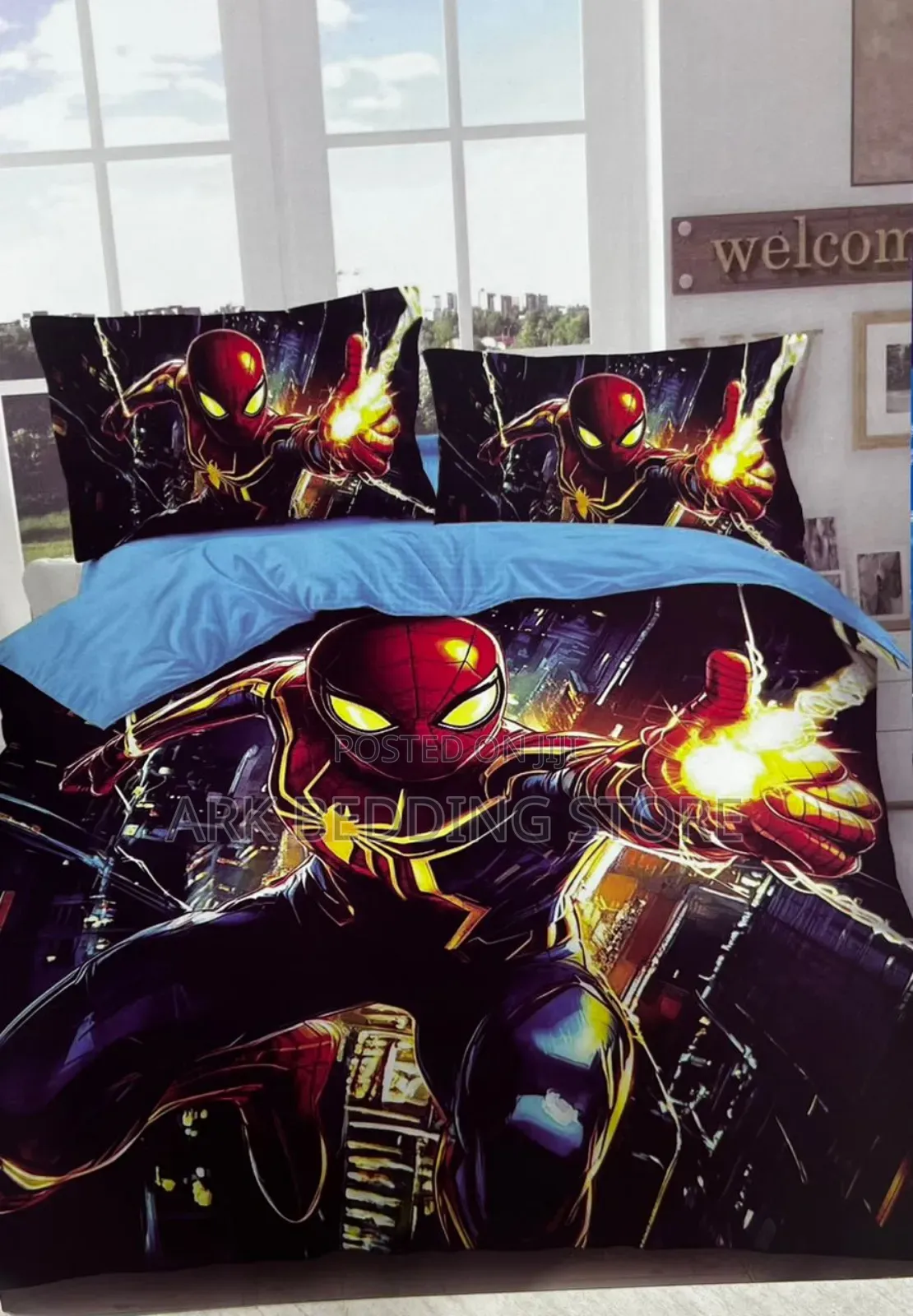 Spider Man 4pc Duvet