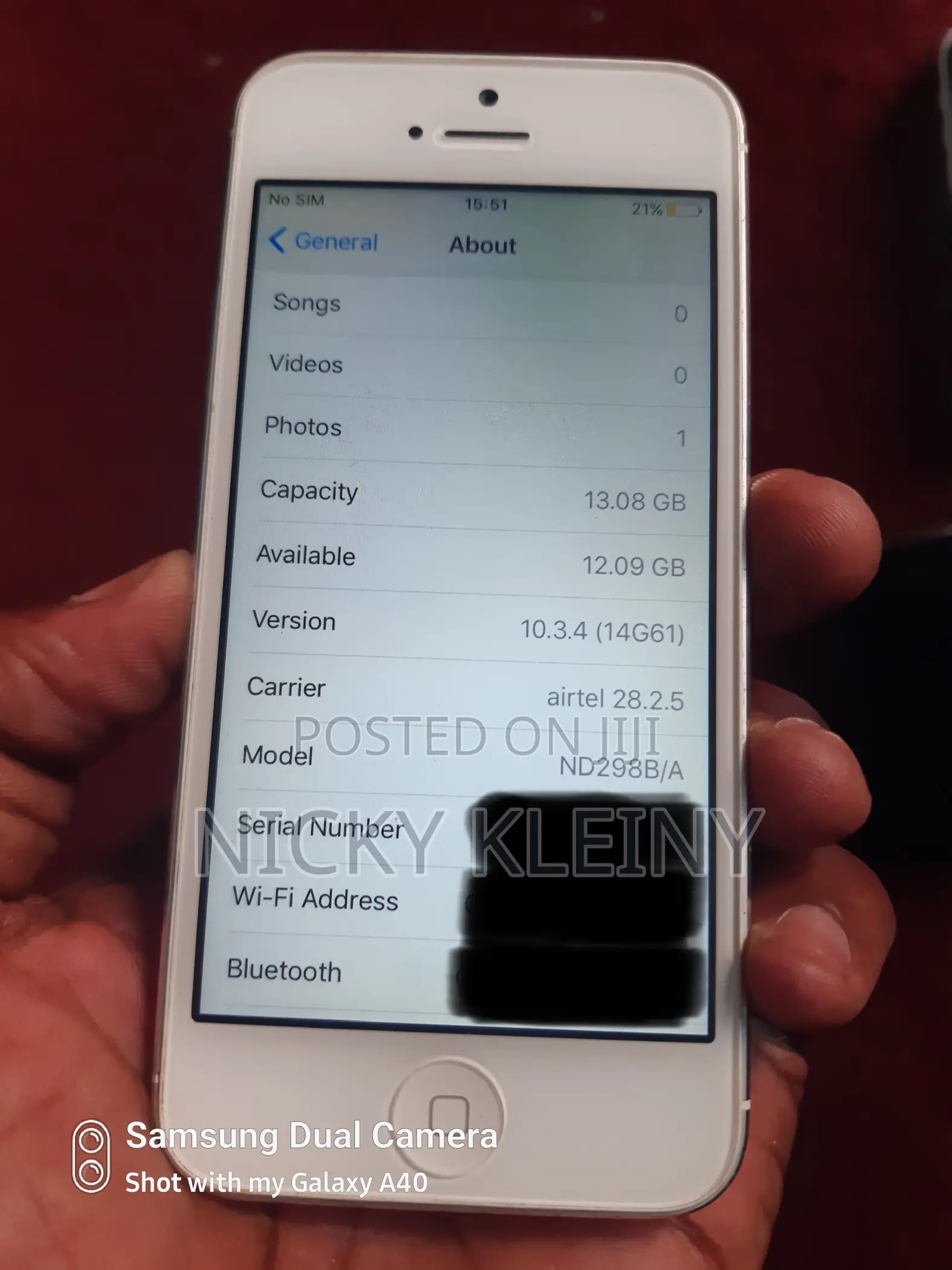 Apple iPhone 5 16 GB White