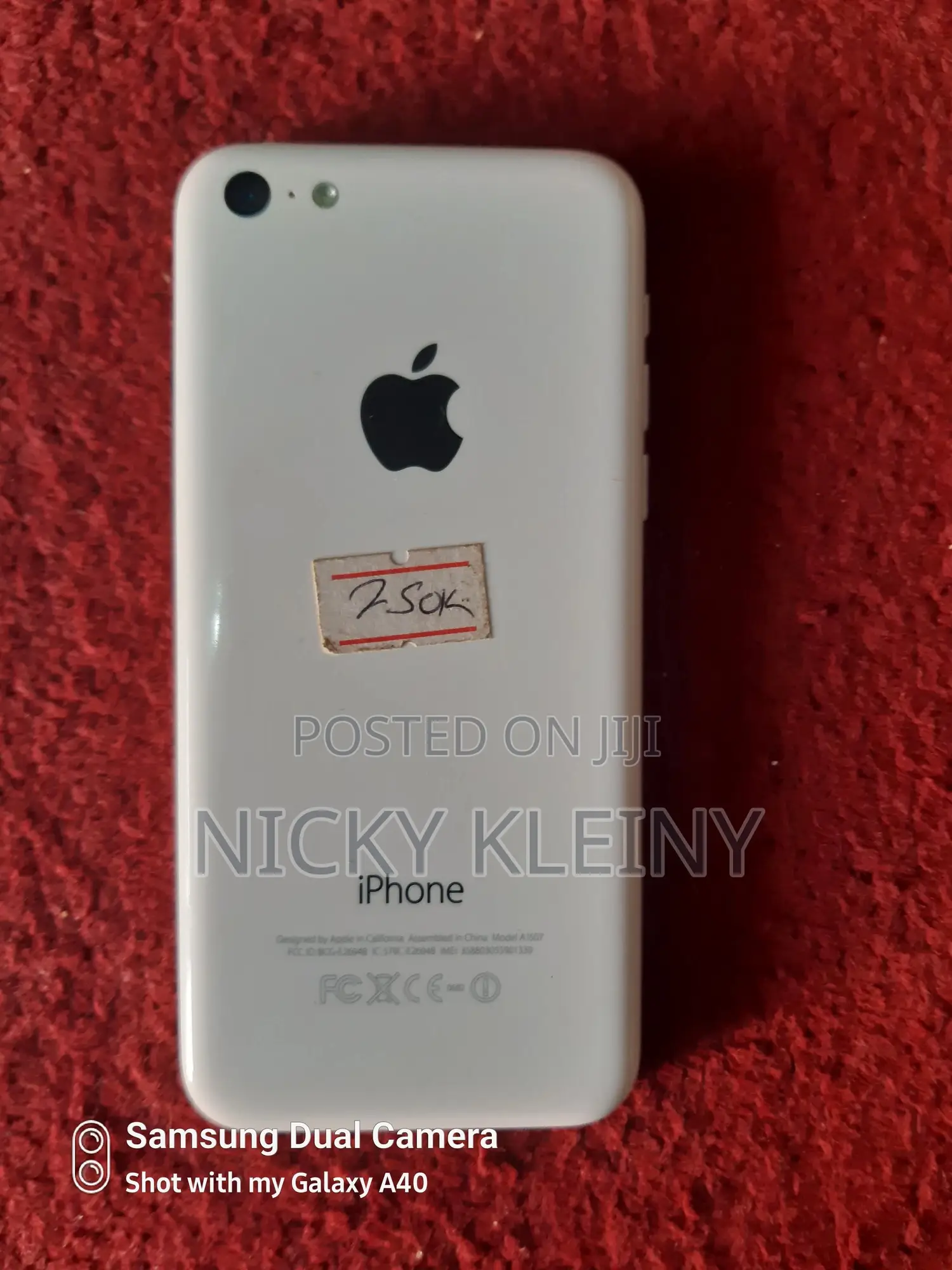 Apple iPhone 5c 8 GB White