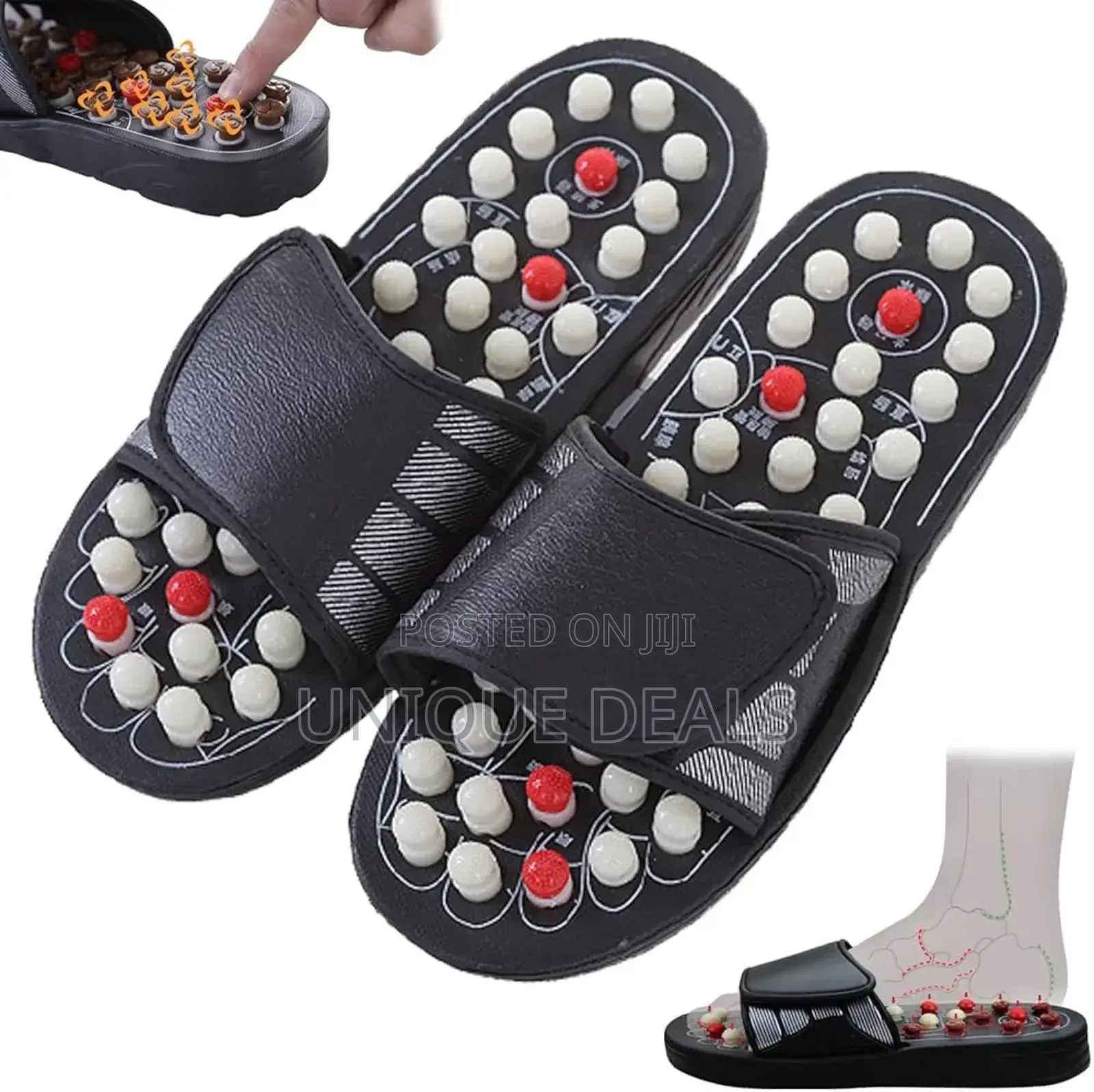 Reflexology Foot Massager, Massage Slippers, Sandals,