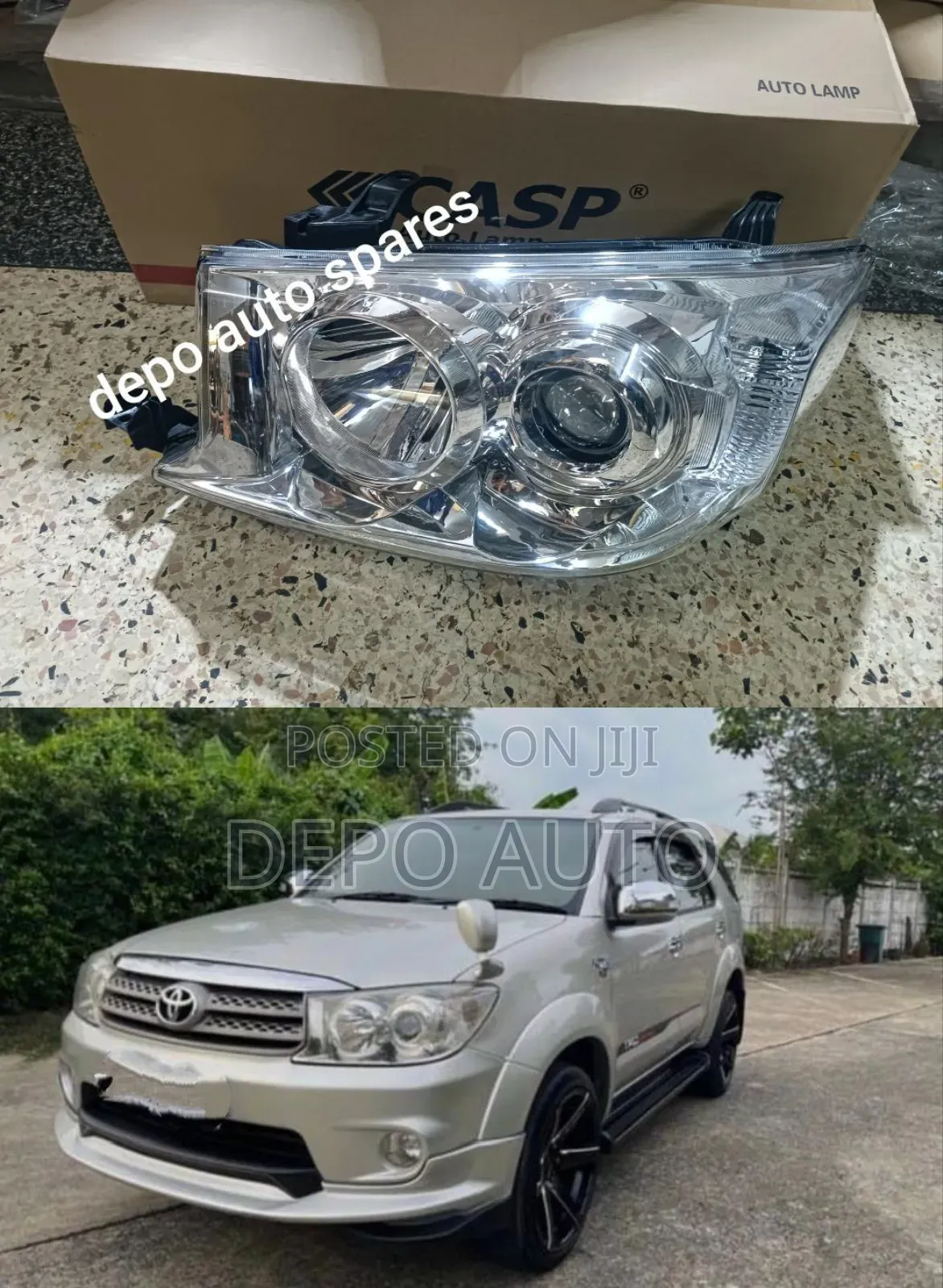 Headlamp Fortuner 2009