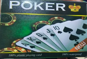 Deck of Generic 100% Plastic Poker Playing Cards.