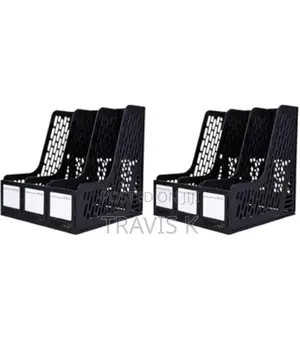 Slot Magazine Holder Rack, Black
