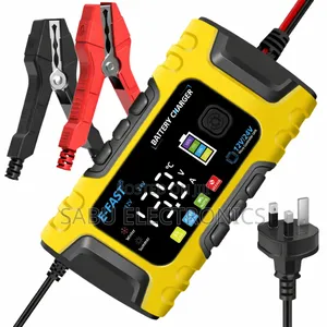 Smart Battery Charger 12v/24v 5a/10a Automatic Car Solar Battery