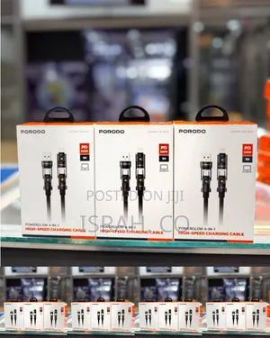 Porodo 4 in 1 High Speed Charging Cable