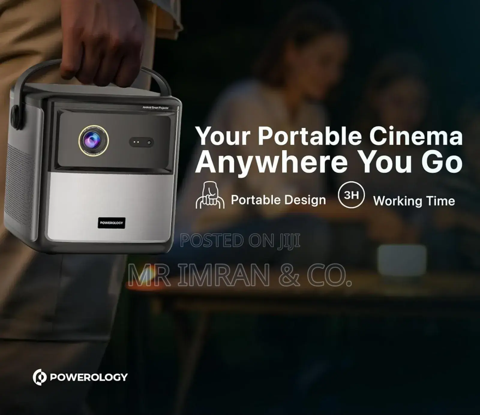 Powerology Starbeam 100" Android DLP Projector.