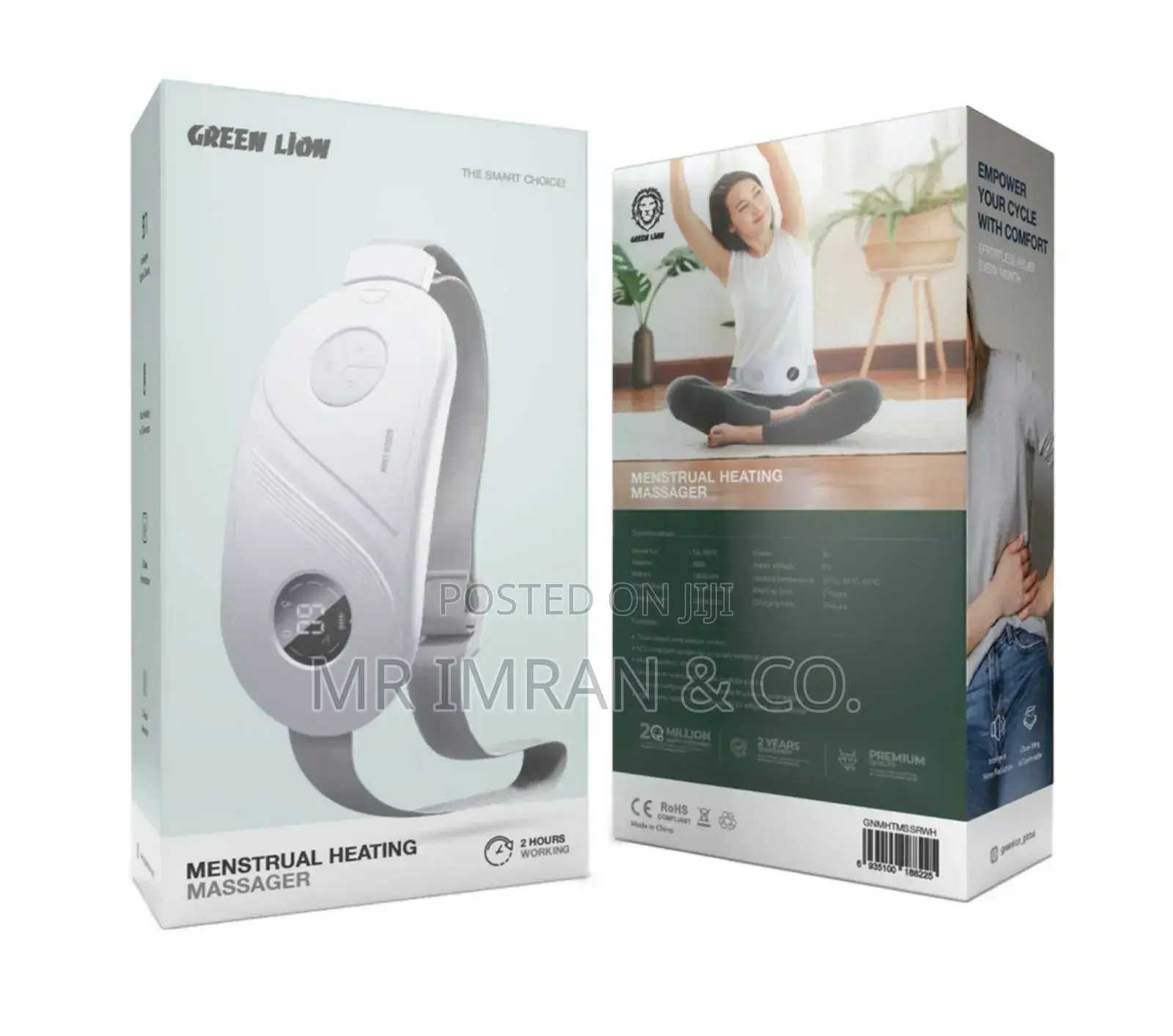 Green Lion Menstrual Heating Massager.