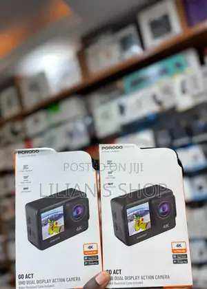 Porodo Uhd Dual Display Action Camera (Model Pd-4kacam)