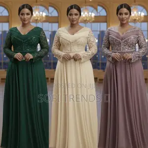 Ladies Long Round Dresses