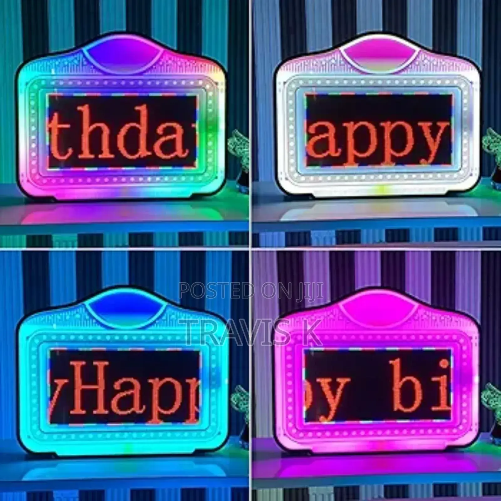 Led Screen Bottle Presenter Personalized Text, For Night Club