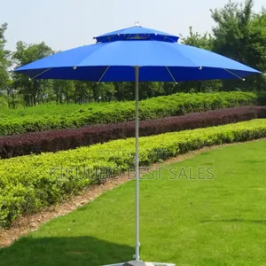 Outdoor Garden Shade Umbrellas With Double-Top Design for Stability