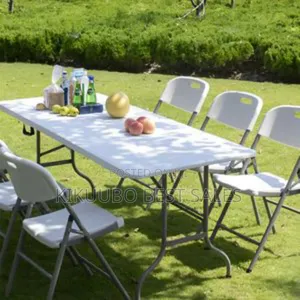 Portable Plastic Dining Foldable Table Set