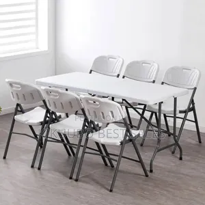 Portable Plastic Dining Foldable Table Set
