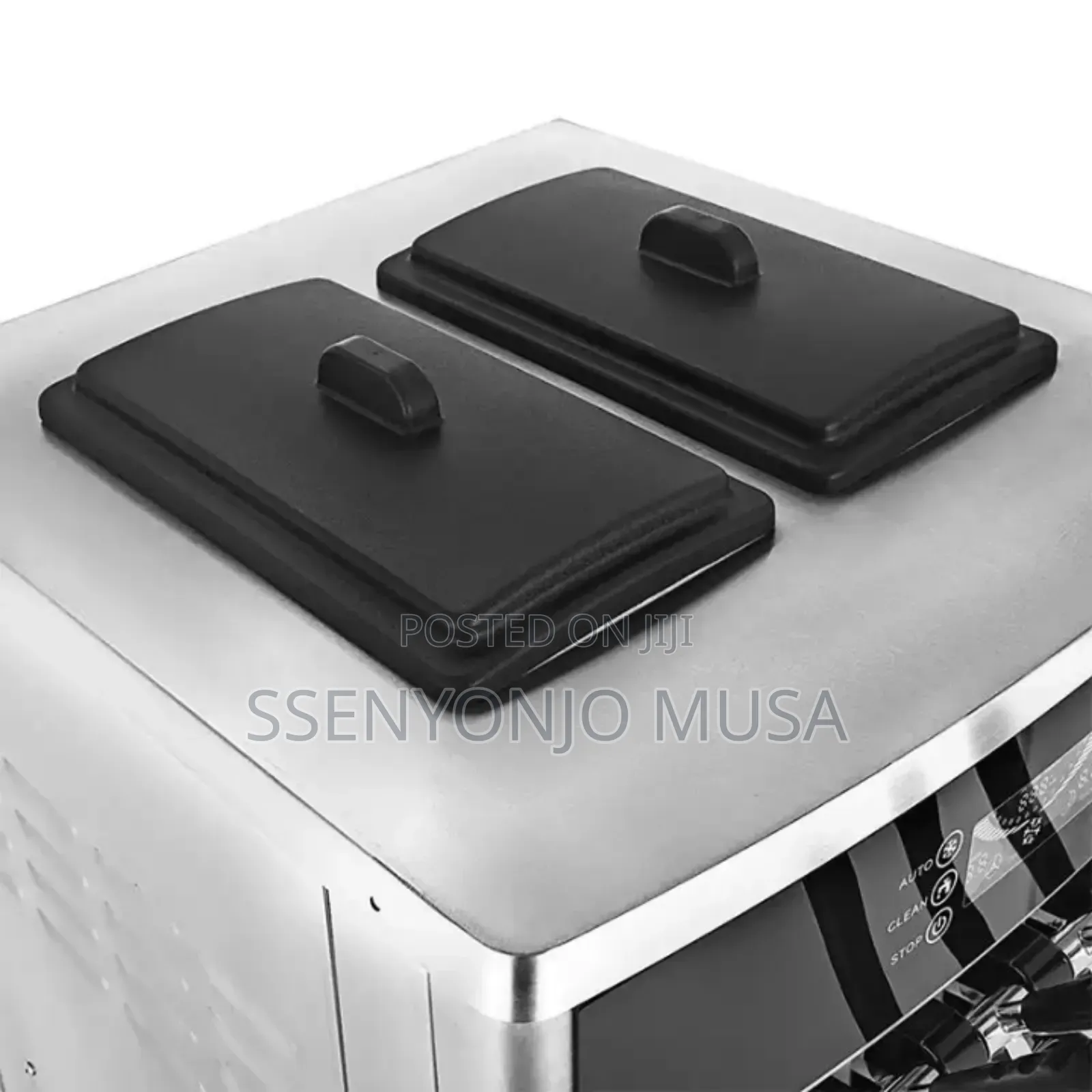 Commercial Ice Cream Machine 2200w - 3-Flavor Ice Cream Maker With LCD