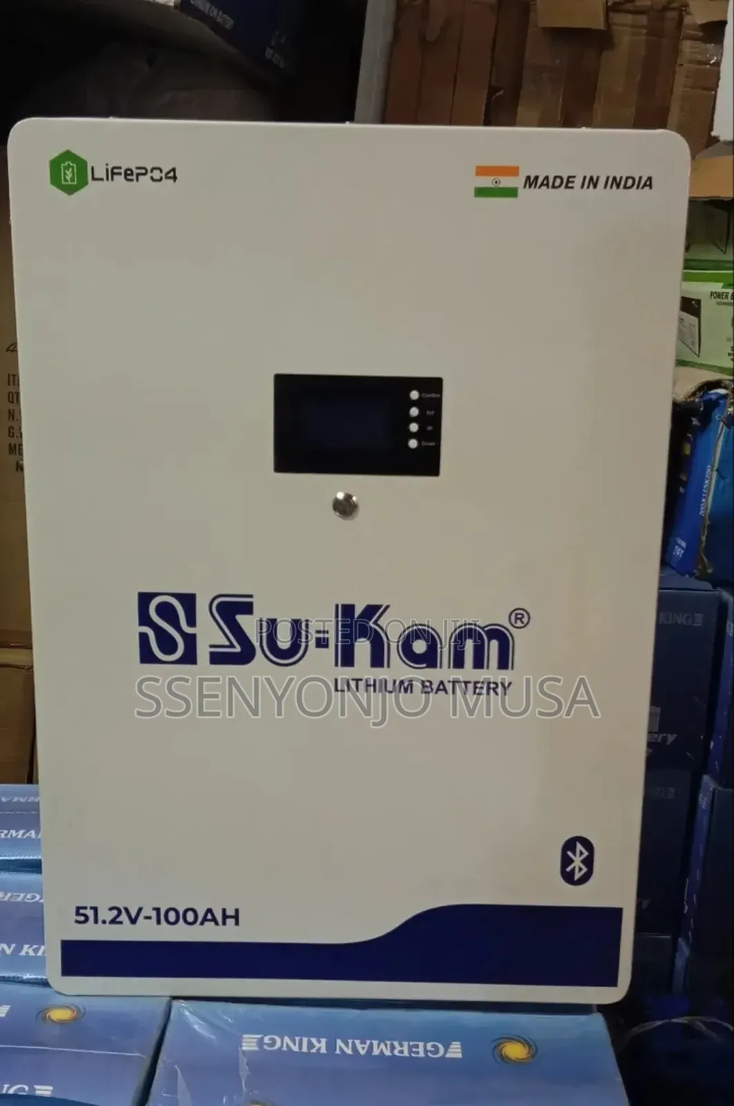 Sukam 51.2v 100ah Power Station 5.1kwh Lithium Energy Storage With LCD