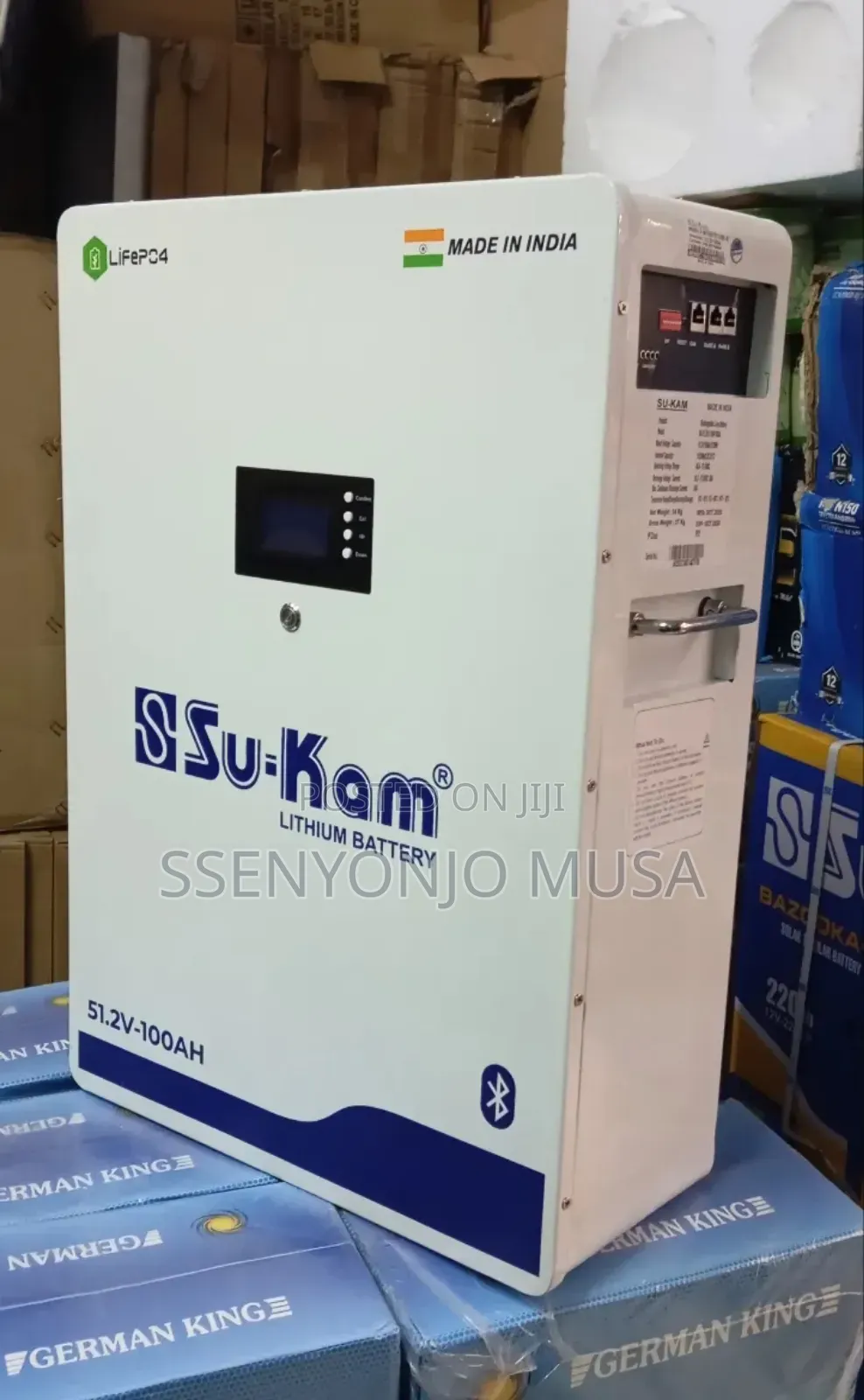 Sukam 51.2v 100ah Power Station 5.1kwh Lithium Energy Storage With LCD