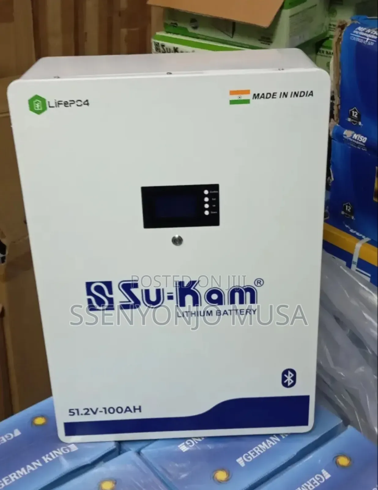 Sukam 51.2v 100ah Power Station 5.1kwh Lithium Energy Storage With LCD