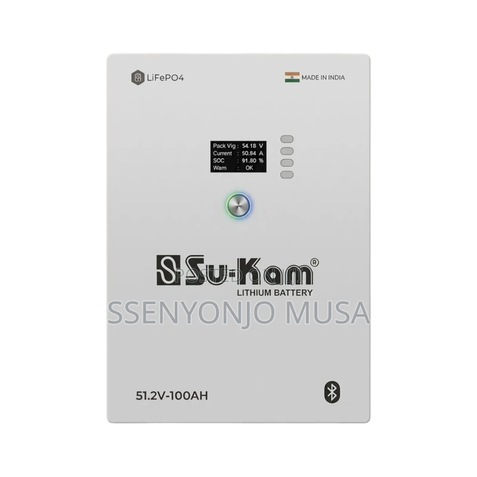 Sukam 51.2v 100ah Power Station 5.1kwh Lithium Energy Storage With LCD