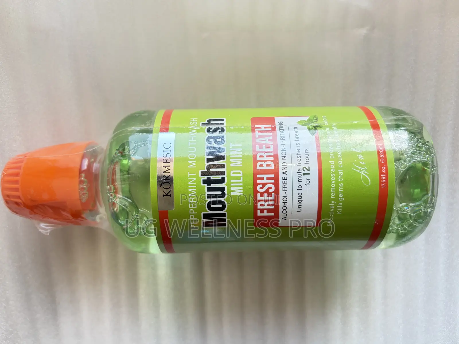 Körmesic Peppermint Mouthwash Mild Mint 520ml.