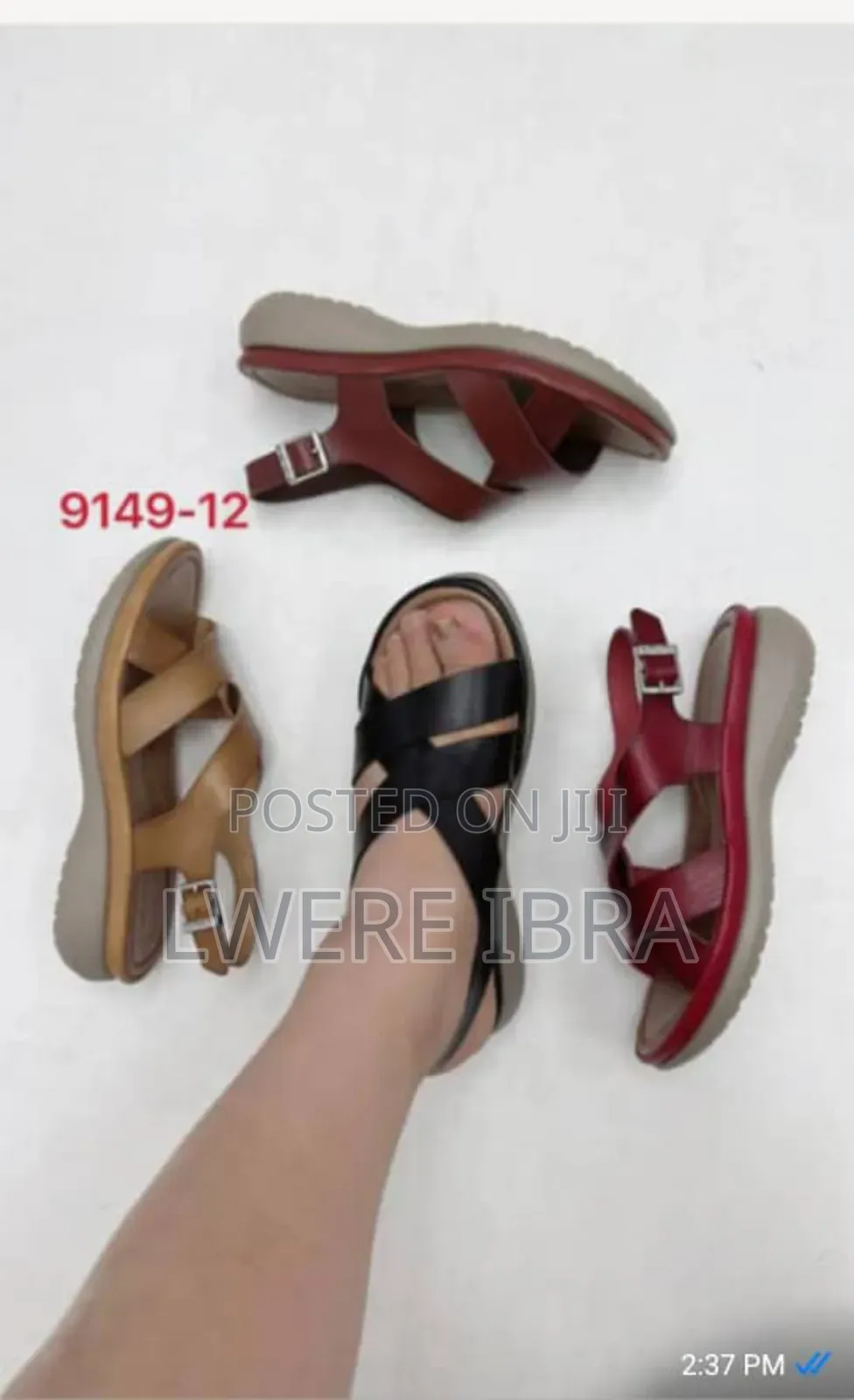 Brown Kiramon Flat Sheos
