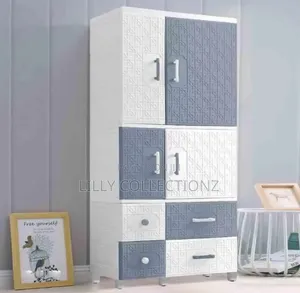 Portable Plastic Kids Wardrobe