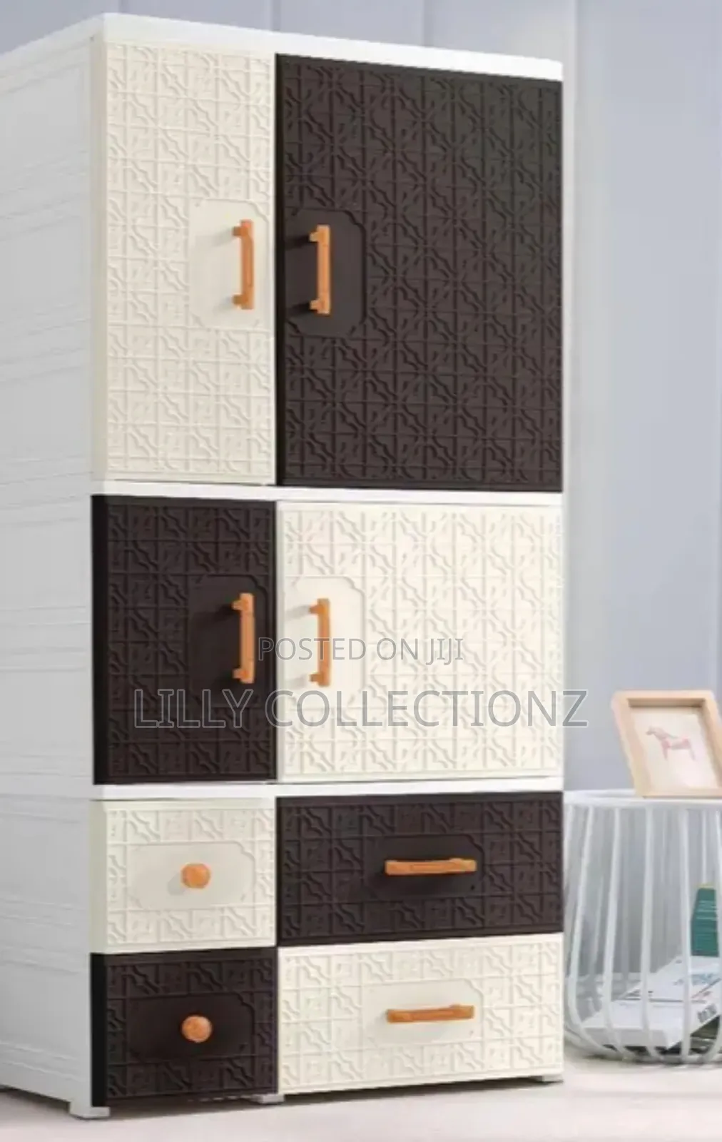Portable Plastic Kids Wardrobe